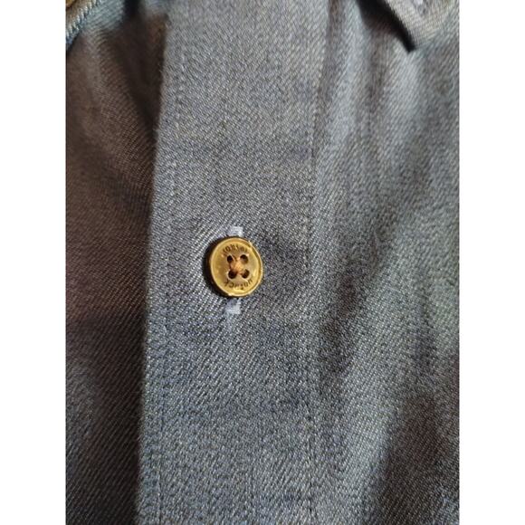 Twillory Performance Button Down Cotton Blend Denim Look Tailored Fit S/M ** - Picture 2 of 12